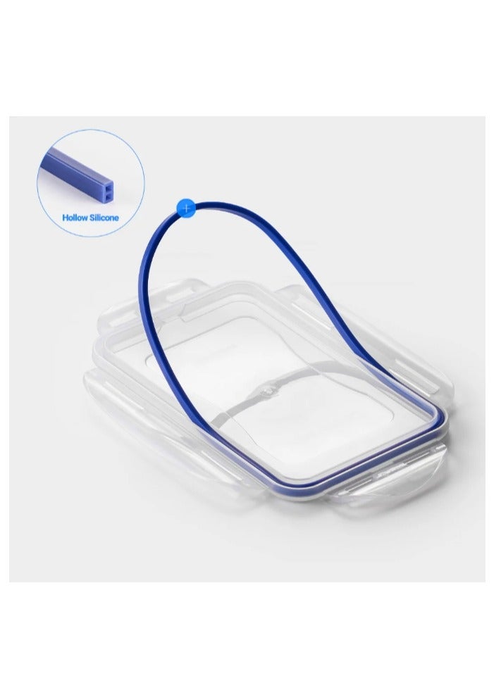 LocknLock 420ml Square  Airtight Food Storage PACK OF 3 - BPA-Free, Microwave, Freezer, and Dishwasher Safe - Image 2