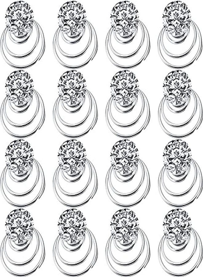 Shidara Rhinestone Crystal Twisters Set Spiral Hair Pin Silver Coil For Wedding, Bridal, Prom, Party And Special Occasion With Clear Container | Multi | 12 Pieces - Image 2