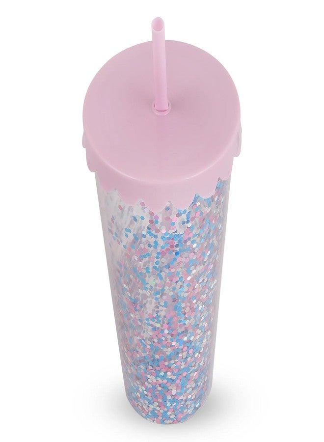 HAMSTER LONDON Sipper | Stylish Holographic Design | 750ml Spill-Proof Water Bottle | Durable & Portable for School, Office, Gym & Travel (Pink) - Image 4