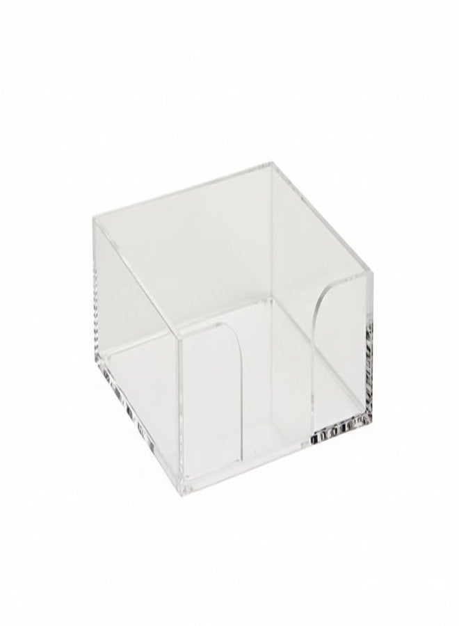 Harman Acrylic Paper Napkin Holder - Decorative Napkin Caddy for Dinner, Birthdays, Parties, Gifts, Celebrations - 5.5" x 5.5" x 3" - Clear Cocktail Size