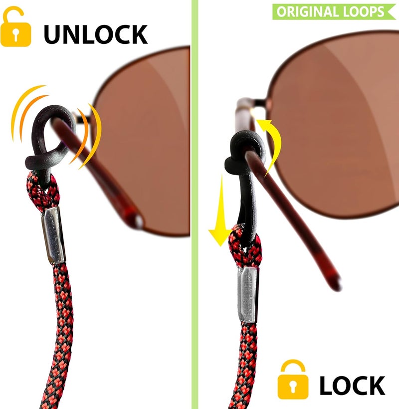 SIGONNA Eyeglasses String Holder Strap Cord - Eyeglass Chain for Men Women - Glasses Lanyard Holders Around Neck Sports - Image 2