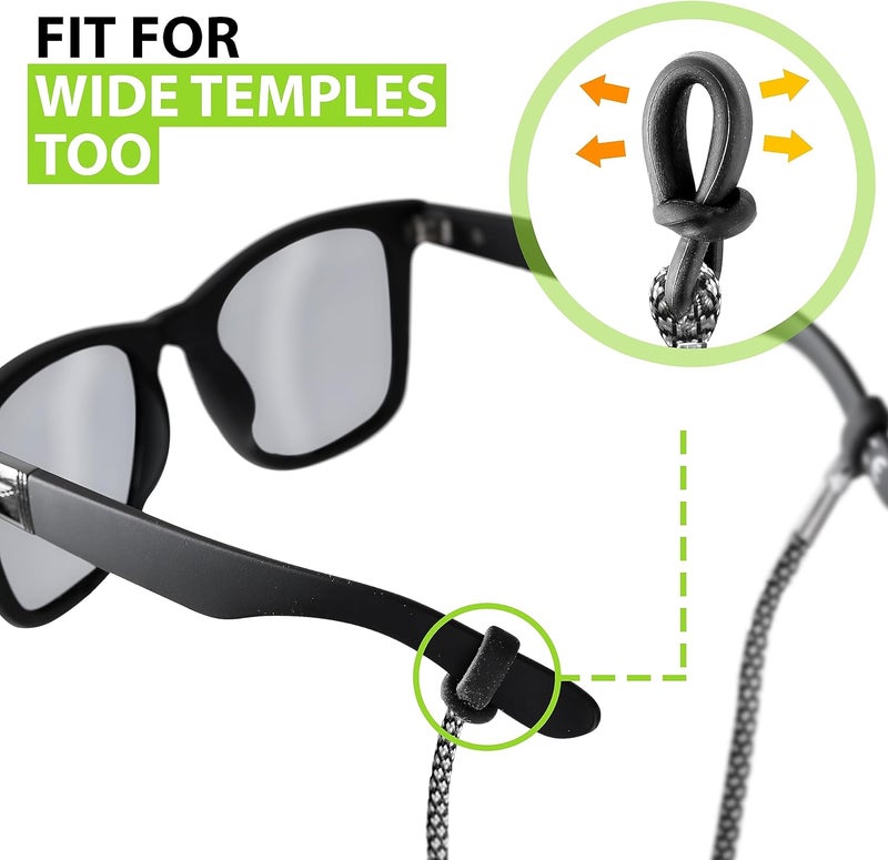 SIGONNA Eyeglasses String Holder Strap Cord - Eyeglass Chain for Men Women - Glasses Lanyard Holders Around Neck Sports - Image 4