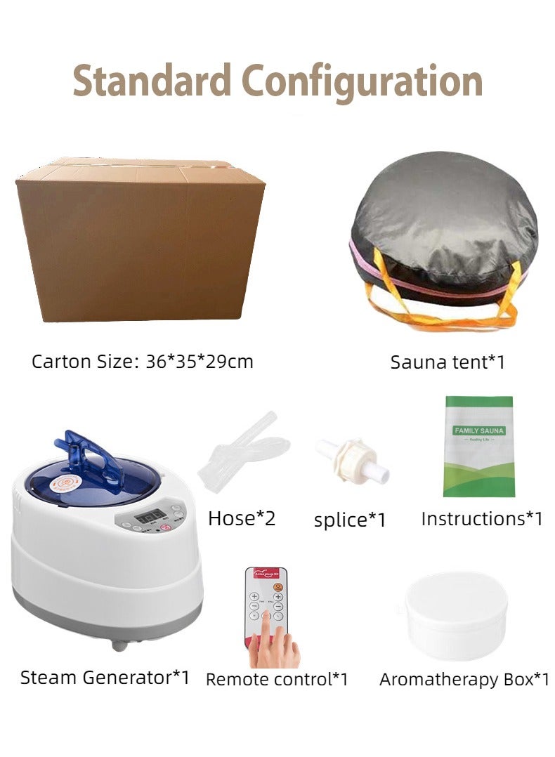 Bukela Sauna Bath With Chair and Foot Massager - Image 3