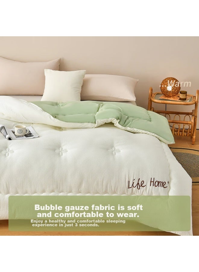 Home Textiles Antibacterial Fiber Comforter, 5 Jin, All-Season, Double Size 200*230Cm, Spring And Autumn Duvet Insert - Image 3