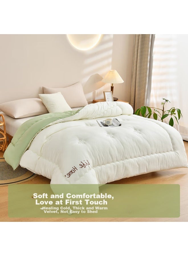 Home Textiles Antibacterial Fiber Comforter, 5 Jin, All-Season, Double Size 200*230Cm, Spring And Autumn Duvet Insert - Image 2