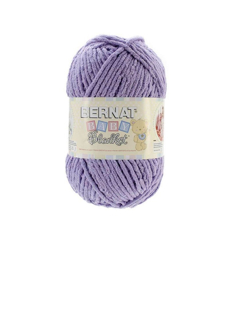 Bernat Baby Blanket Big Ball Yarn Blue Lilac - Image 2