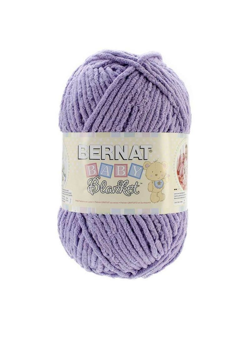 Bernat Baby Blanket Big Ball Yarn Blue Lilac - Image 3