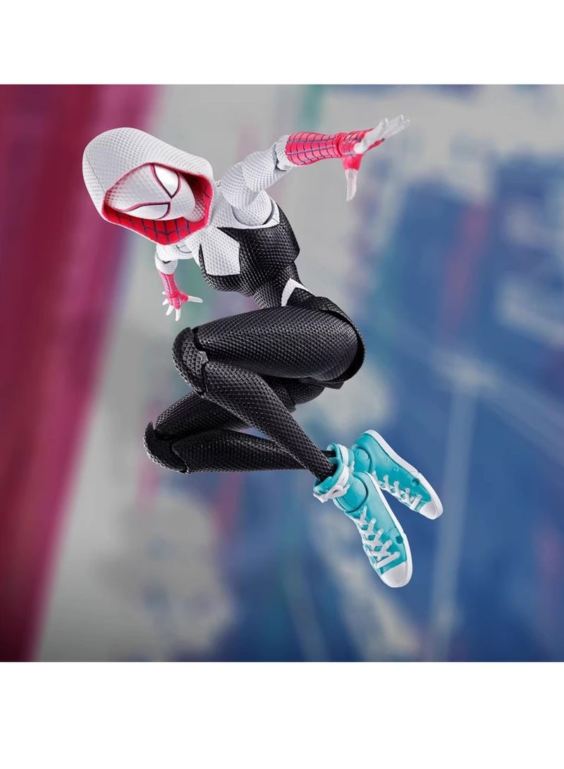 عام SHF Parallel Universe 2 عبر الكون GW Gwen Stacy Spider-Man Joint Movable Figure Model Box (18 سم) - Image 3