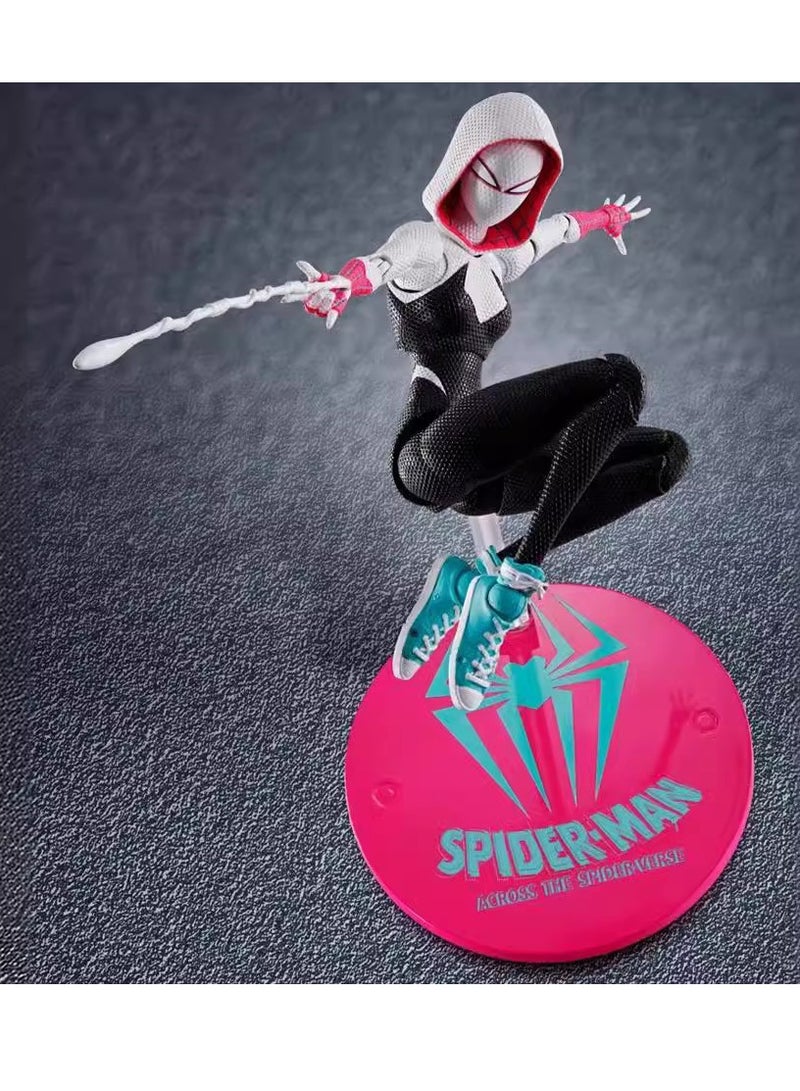 عام SHF Parallel Universe 2 عبر الكون GW Gwen Stacy Spider-Man Joint Movable Figure Model Box (18 سم) - Image 5