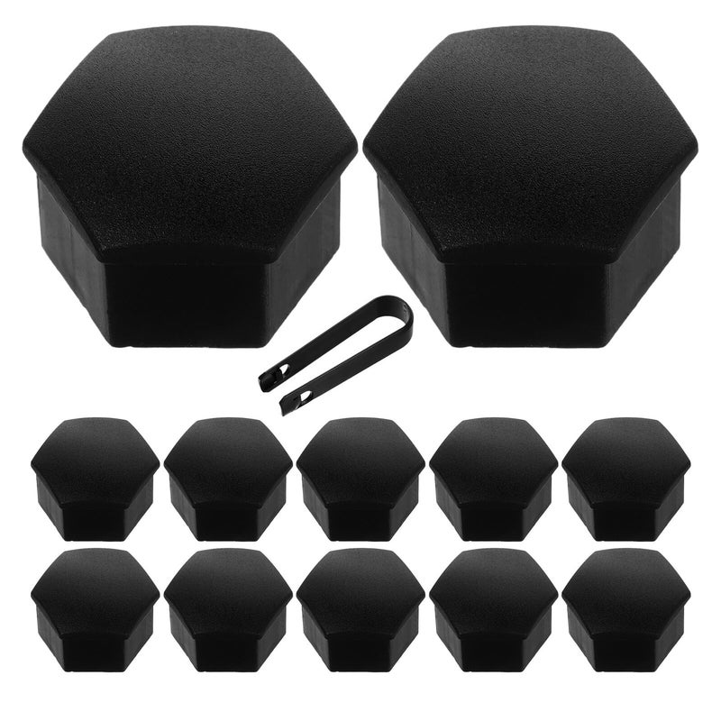 Matte Black Lug Nut Covers 20pcs with Removal Tool for Electric Vehicle Wheels - Image 2