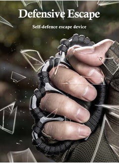 Arabest 2 Pieces Toy Fingers Ring Defense 4 Fingers Ring Thickened Pure Steel Hand Buckle Suitable for Outdoor Use  - Image 5