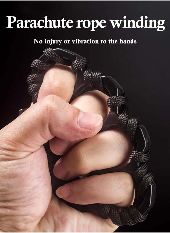 Arabest 2 Pieces Toy Fingers Ring Defense 4 Fingers Ring Thickened Pure Steel Hand Buckle Suitable for Outdoor Use  - Image 4