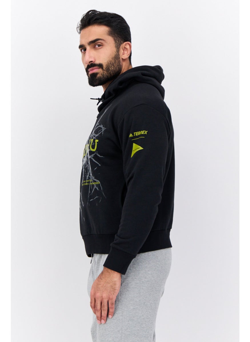 Men Sportswear Fit Long Sleeve Outdoor Hoodie, Black Combo - pzsku/ZBC78D7ADF496F6E4353DZ/45/_/1738937672/0d3aadef-723b-416c-a3ea-2951617566d0