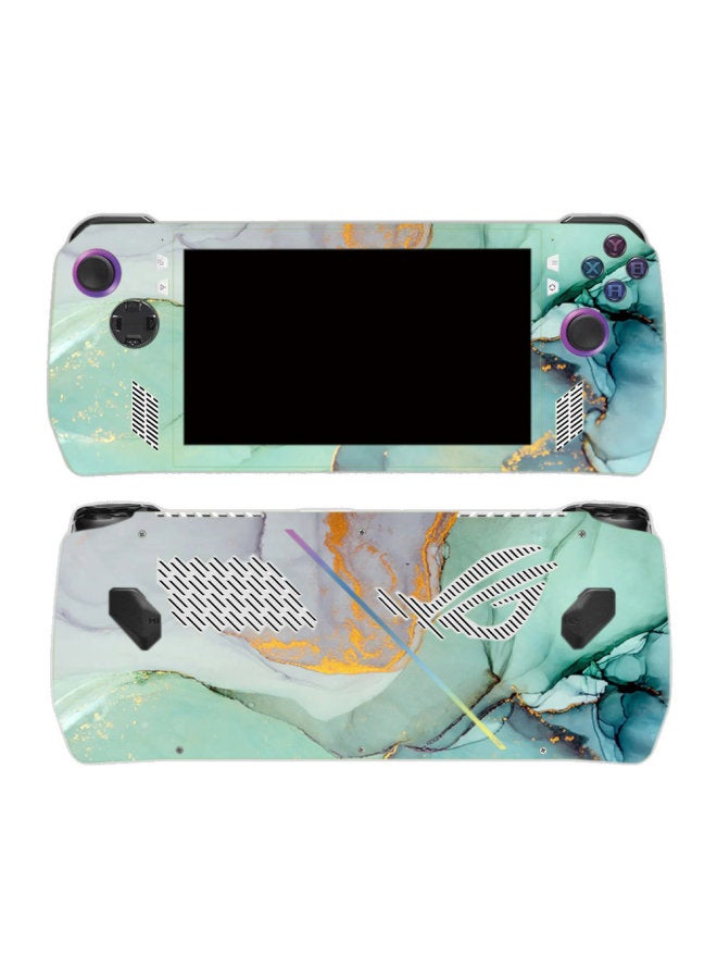 Loquat Applicable To Asus ROG Ally Game Handheld Stickers 7-inch Body Cartoon Protective Film Starry Sky-Color:Wine Red ROG-0024  - Image 3
