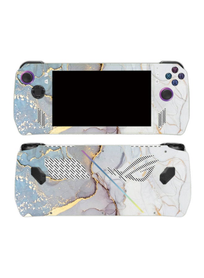 Loquat Applicable To Asus ROG Ally Game Handheld Stickers 7-inch Body Cartoon Protective Film Starry Sky-Color:Wine Red ROG-0024  - Image 1