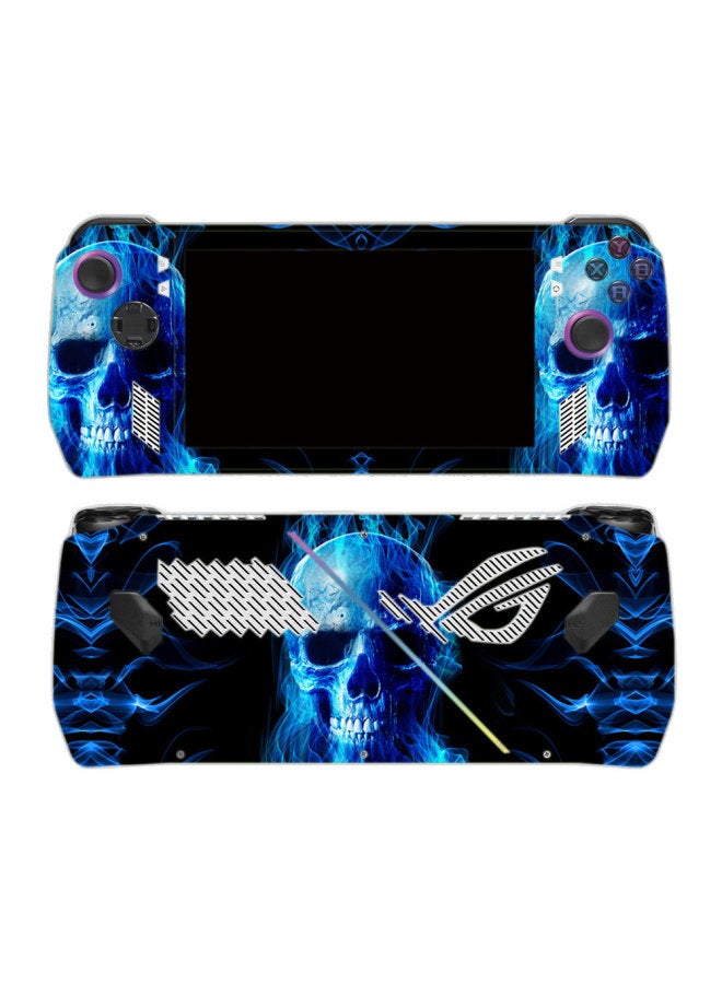 Loquat Applicable To Asus ROG Ally Game Handheld Stickers 7-inch Body Cartoon Protective Film Starry Sky-Color:Wine Red ROG-0024  - Image 4