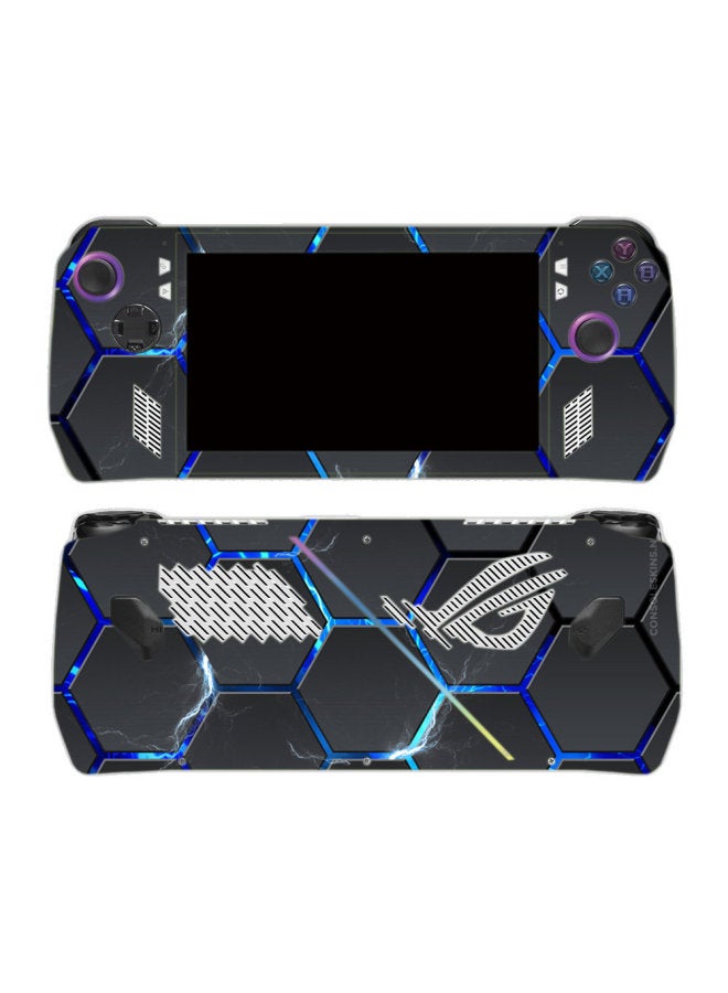 Loquat Applicable To Asus ROG Ally Game Handheld Stickers 7-inch Body Cartoon Protective Film Starry Sky-Color:Wine Red ROG-0024  - Image 2