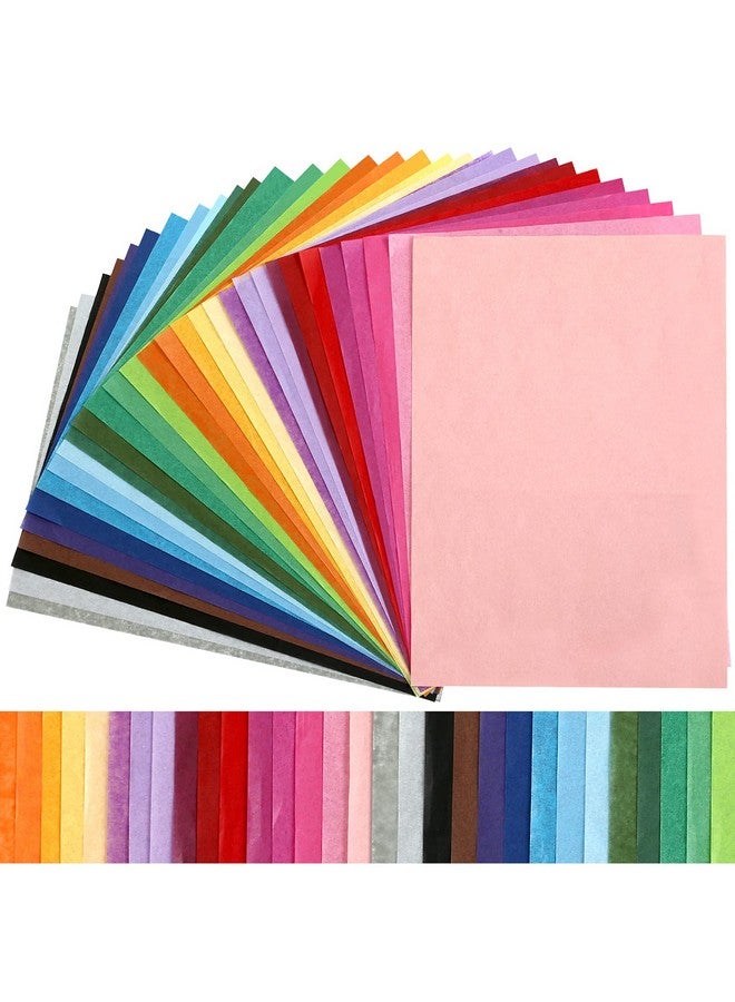 Kesote Tissue Paper Bulk For Crafts 11.5" X 8" Assorted Colored Tissue Paper 300 Sheets 30 Colors Rainbow Tissue Paper For Holidays Christmas Halloween Diy Flower Pom Pom - Image 1