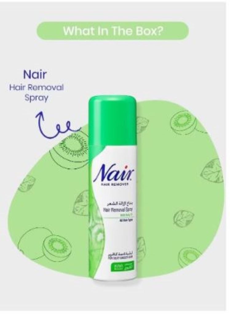 Nair Hair Remover With Kiwi Extract Spray 200 ml - Image 2