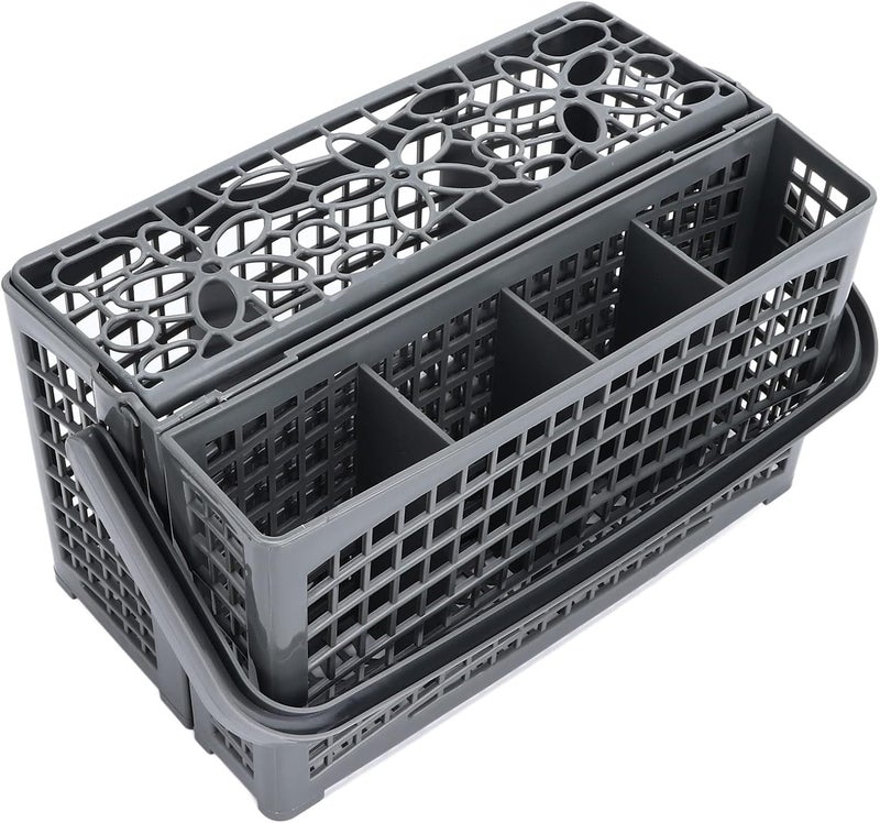 Dishwasher Cutlery Basket Dishwasher Sil Silverware Basket Replacement Utensil Cutlery Holder 23.1x13.1x13.4cm - Image 2
