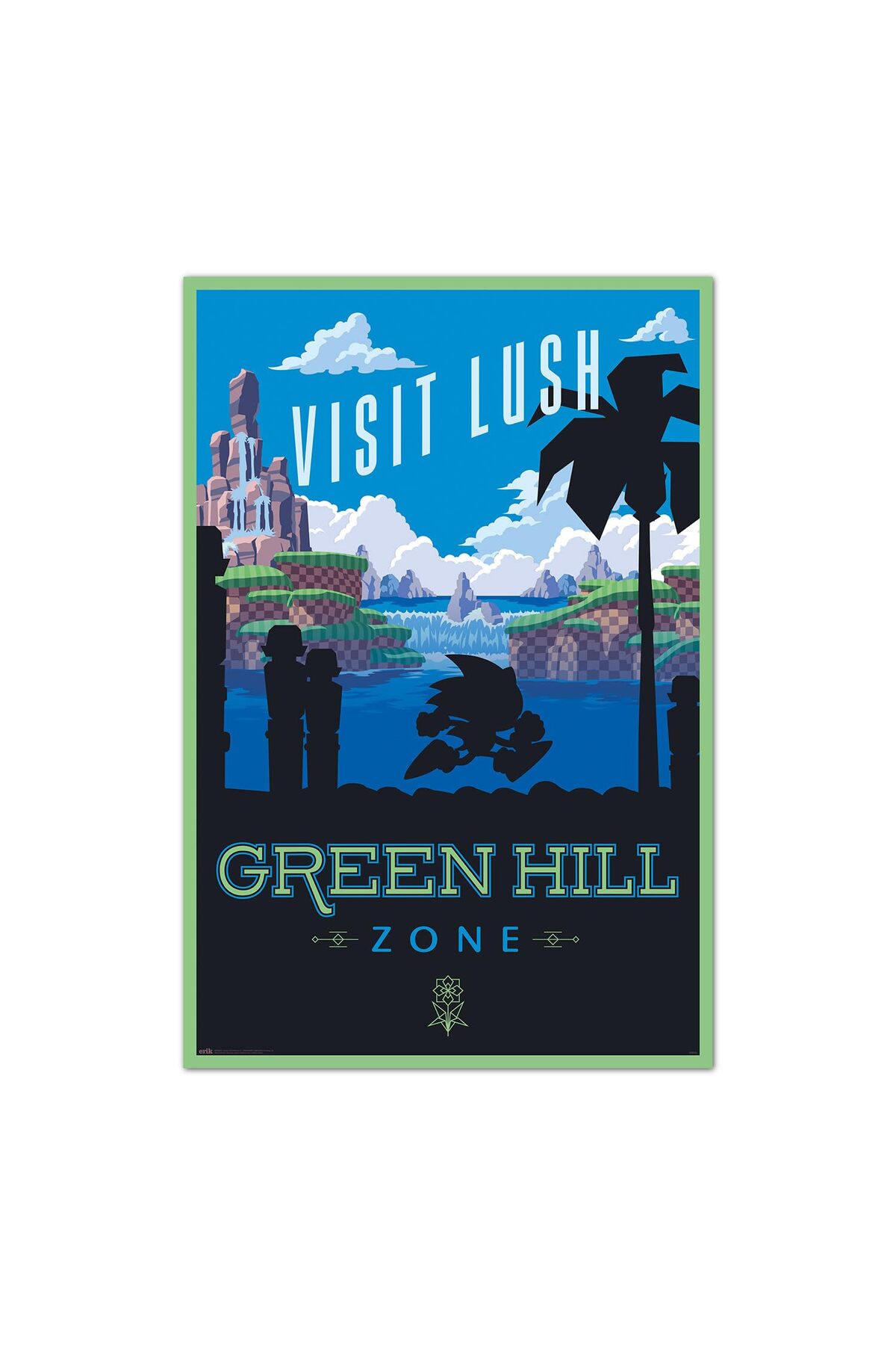 Grupo Erik Grupo Erik Poster Sonic The Hedgehog - Visit Lush Green Hill ...