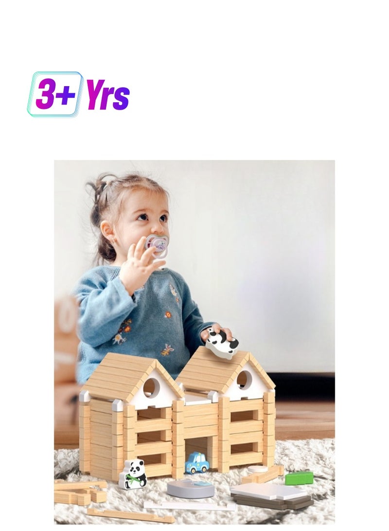 Building Blocks For Children's Early Education, Intelligence, Hands-on Construction, Architect's House, House, And Parent-Child DIY Toys - Image 1
