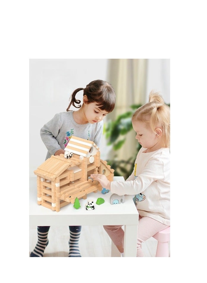 Building Blocks For Children's Early Education, Intelligence, Hands-on Construction, Architect's House, House, And Parent-Child DIY Toys - Image 2