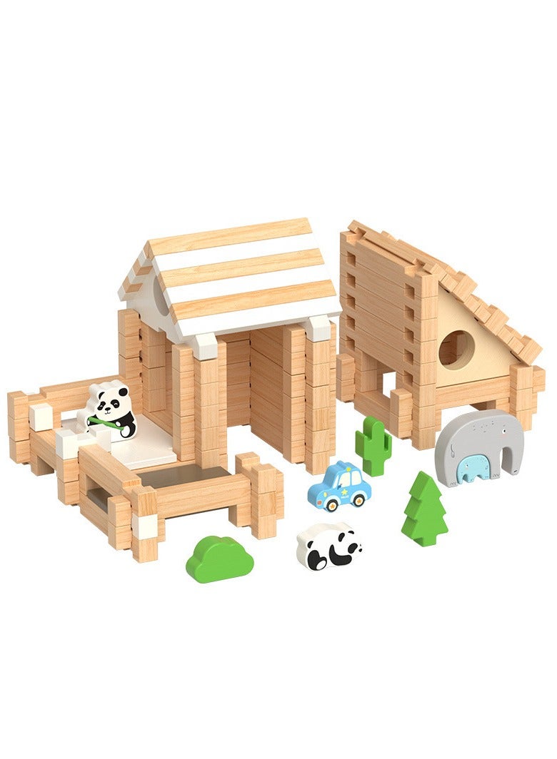 Building Blocks For Children's Early Education, Intelligence, Hands-on Construction, Architect's House, House, And Parent-Child DIY Toys - Image 3