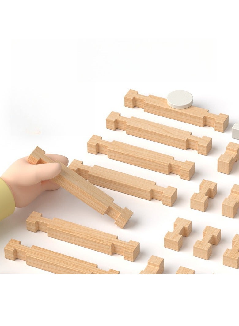 Building Blocks For Children's Early Education, Intelligence, Hands-on Construction, Architect's House, House, And Parent-Child DIY Toys - Image 4