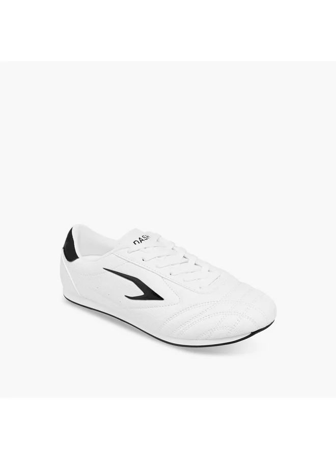 Dash Women Stitch Detail Sneakers with Lace-Up Closure