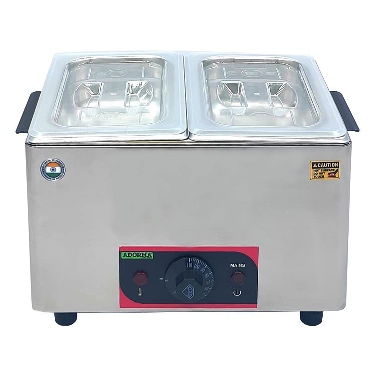 ADORMA ADORMA CM 15 DBL 600 W Chocolate Melter 15x2 3 KG Chocolate Capacity Food Grade Stainless Steel Body with 1 Year Warranty  - Image 3