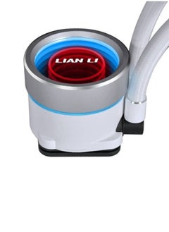 LIAN LI Galahad II Trinity Liquid CPU Cooler, 240mm, 2x 120mm SL-Infinity Fans, 3200RPM Pump Speed, 61.3CFM Fan Airflow, 2100RPM Fan Speed, Fluid Dynamic Bearing, White | GA II-240SL-INF-White  - Image 5