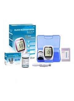 IVD Blood Glucose Meter with Lancets 50 Count and 50 Pieces Blood Test Strips