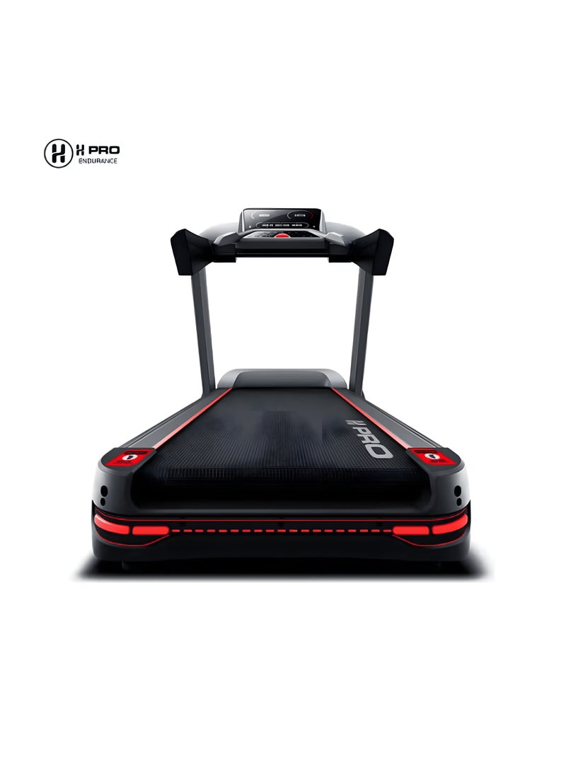 H PRO HM Sports UltraFit 7HP AC Motor Treadmill | Large HD Monitor, 15-Level Incline, Soft Drop Folding, Shock Absorption, MP3 Speakers - Image 2