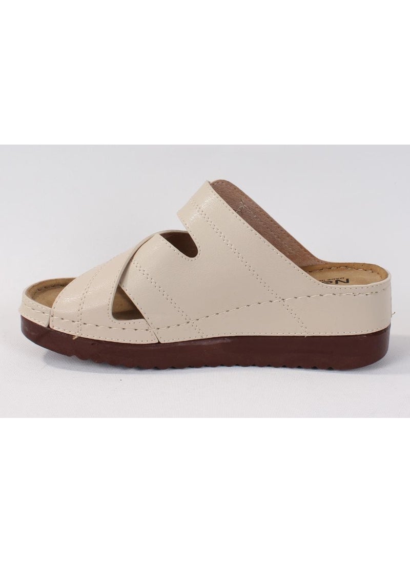 Dagoster DZA37-3005 Beige Daily Orthopedic Women's Slippers  - Image 4