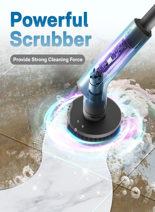 HOTO رؤوس فرشاة استبدال Hoto 1 قطعة لفرشاة التنظيف الكهربائية الدوارة، فرشاة تنظيف قوية لاسلكية، مناسبة لفرشاة HOTO الكهربائية فقط، ملحقات الفرشاة لحمام الدش ومطبخ الأرضيات - Image 3