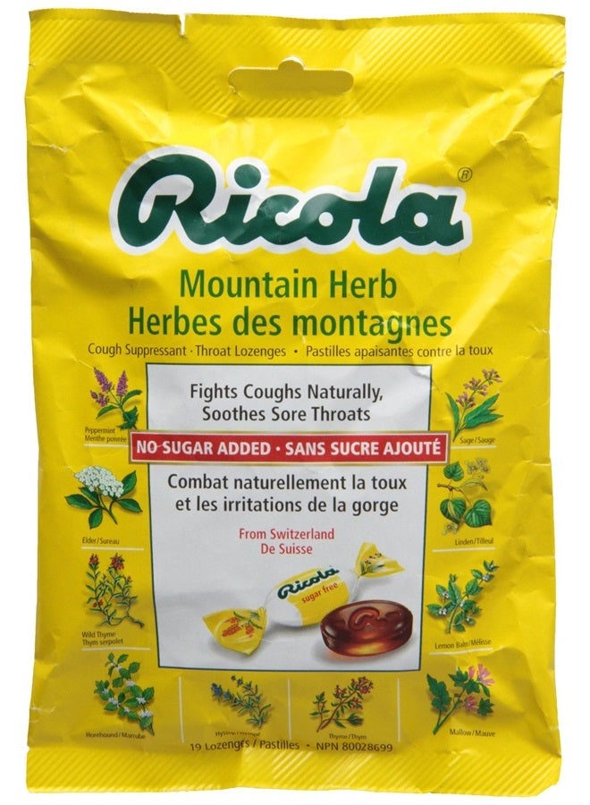 Ricola Mountain Herb Sugar Free 19 Drops - Image 1