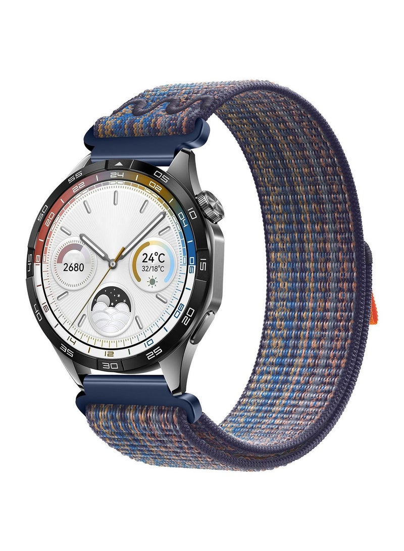 X-level 22mm Velcro Nylon Woven Sport Strap Compatible with Huawei GT4/Huawei GT/Huawei GT 2 (46mm) Watch Band/Huawei Watch GT2 Pro Strap/Samsung Galaxy Watch 46mm / Galaxy Watch 3 45mm - Image 1