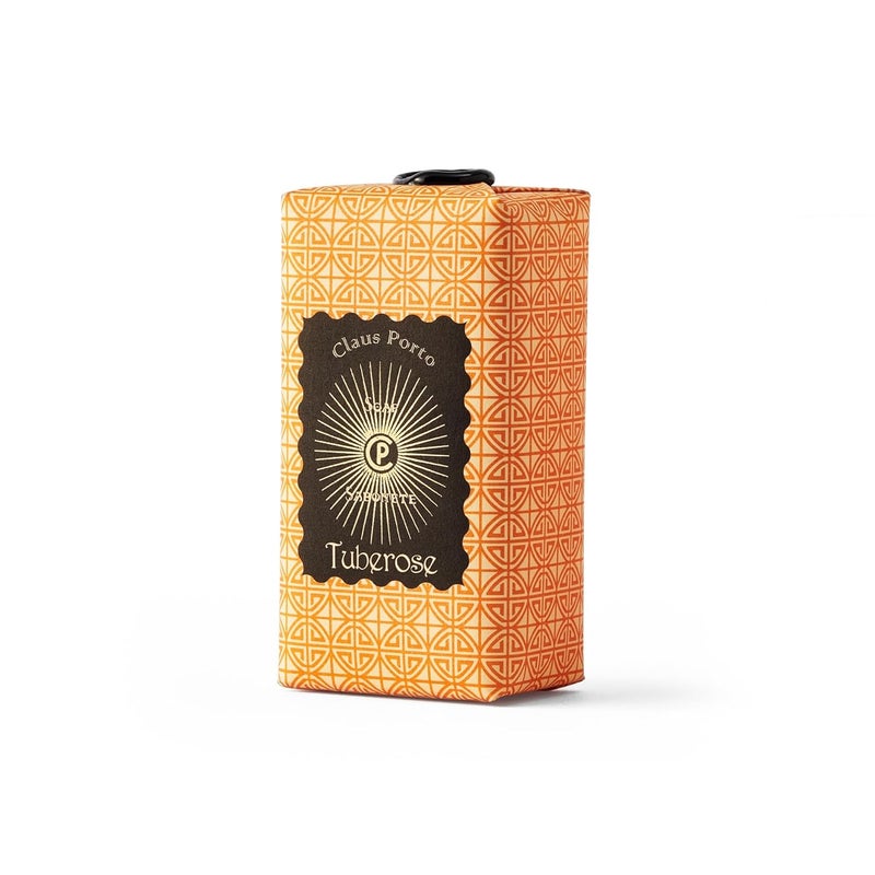 Claus Porto Black Sunburst Tuberose Body Soap for Men Women Delicate Cleansing Nourishing Handcrafted Aromatic Refreshing Floral 150g 53 oz - Image 1