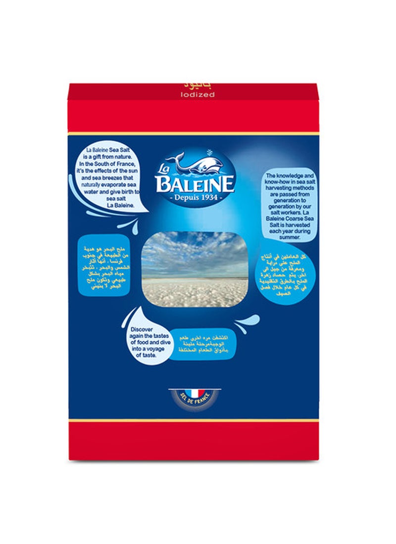 La Baleine Coarse Sea Salt Iodized 1kg - Image 2