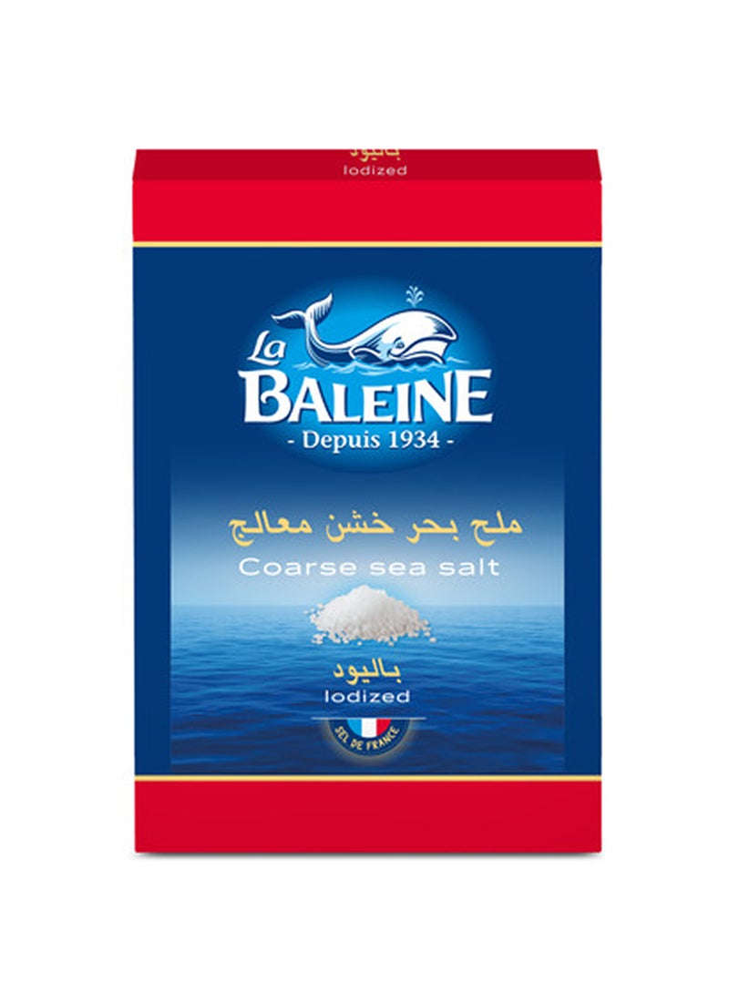 La Baleine Coarse Sea Salt Iodized 1kg - Image 1