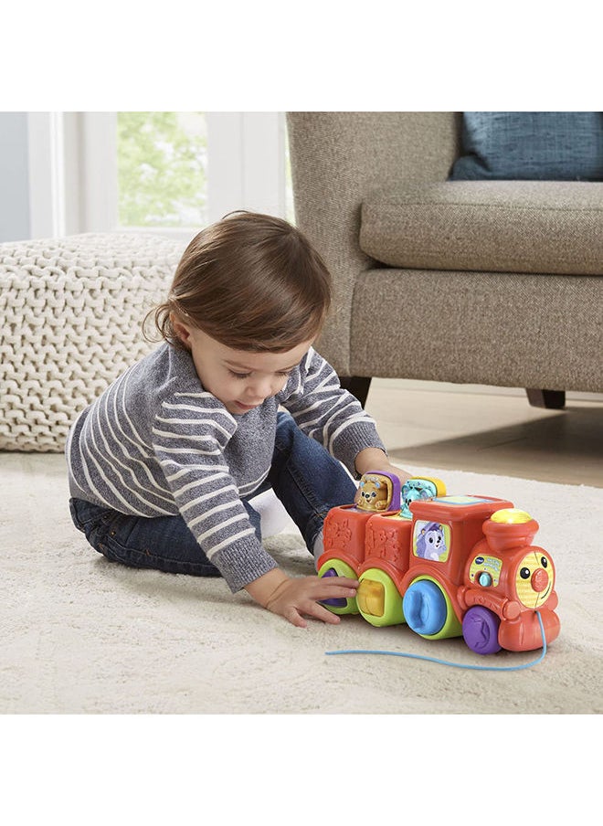 vtech Pop And Sing Animal Train, Interactive And Developmental Toy With Sounds And Music, For Boys And Girls, Suitable For Ages 3 Months+  - Image 5