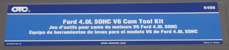 OTC مجموعة خدمة عمود الكامات OTC 6488 لفورد SOHC 4.0L V6 - Image 4
