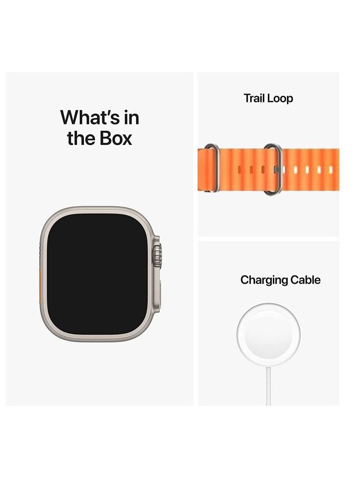 W&O Super Lite star X9 Ultra AMOLED Smart watch, sport supreme edition space aluminum case ,orange - Image 3