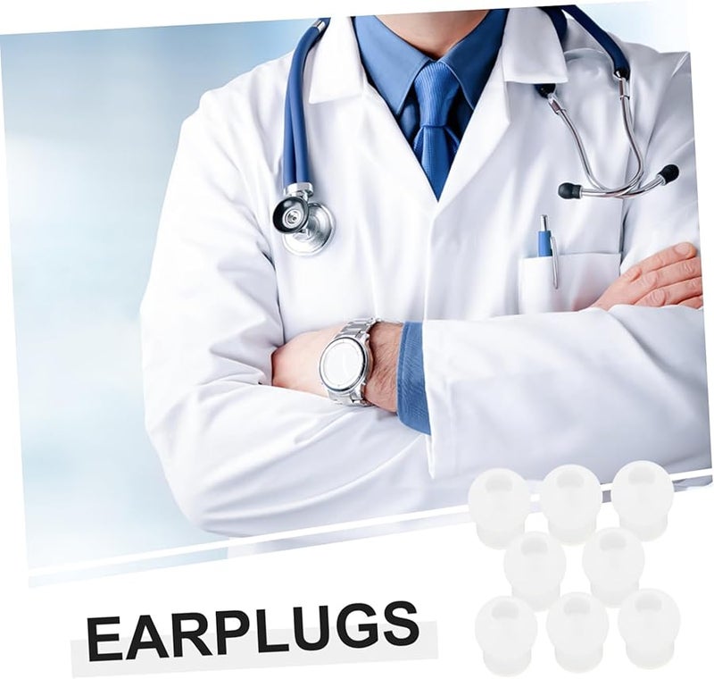 8Pcs Soft Silicone Stethoscope Ear Tips Comfortable Fit Enhanced Listening Easy Clean - Image 4