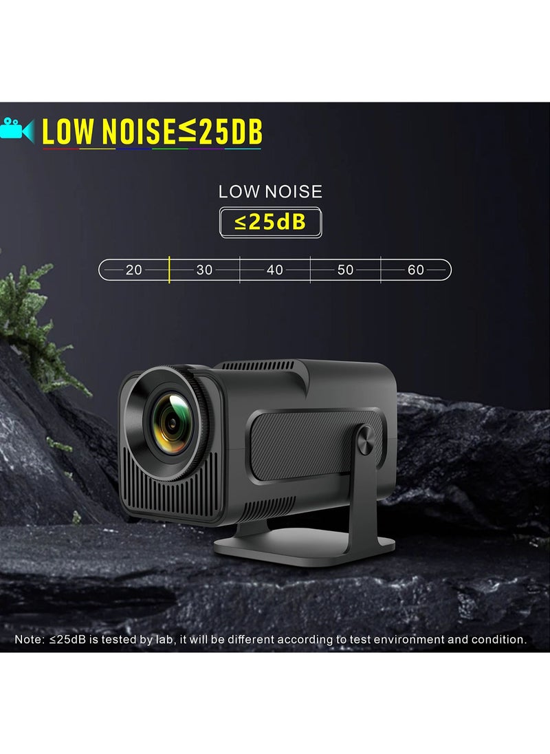 Mi VAZA - [Netflix Licensed] 1080P Native Projector - Support Netflix, YouTube, Disney+, Prime Video - Support 4K,8K - Portable Smart Projector with Rotatable Stand - Movie Projector with 5G Wifi and Bluetooth - Mobile Home Theater - Compatible with Android/iOS/Windows/TV Stick/HDMI/USB/Game Controller - Image 1