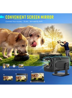 Mi VAZA [Netflix Licensed] 1080P Native Projector - Support Netflix, YouTube, Disney+, Prime Video - Support 4K,8K - Portable Smart Projector with Rotatable Stand - Movie Projector with 5G Wifi and Bluetooth - Mobile Home Theater - Compatible with Android/iOS/Windows/TV Stick/HDMI/USB/Game Controller  - Image 4