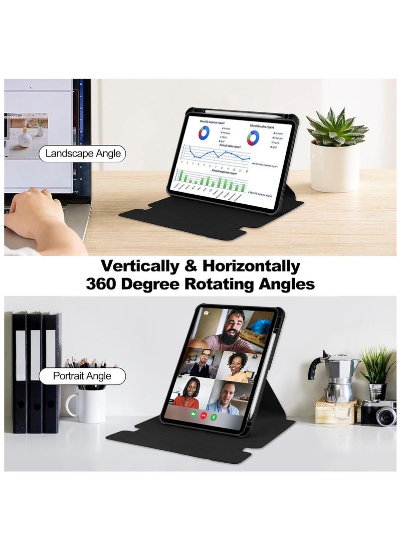 General - Keyboard Case Compatible with iPad Air 13 inch 2024 (M2) Rotating Stand Smart Tablet Cover Detachable Wireless Keyboard Case with Pen Holder for iPad Air 13 - Image 1