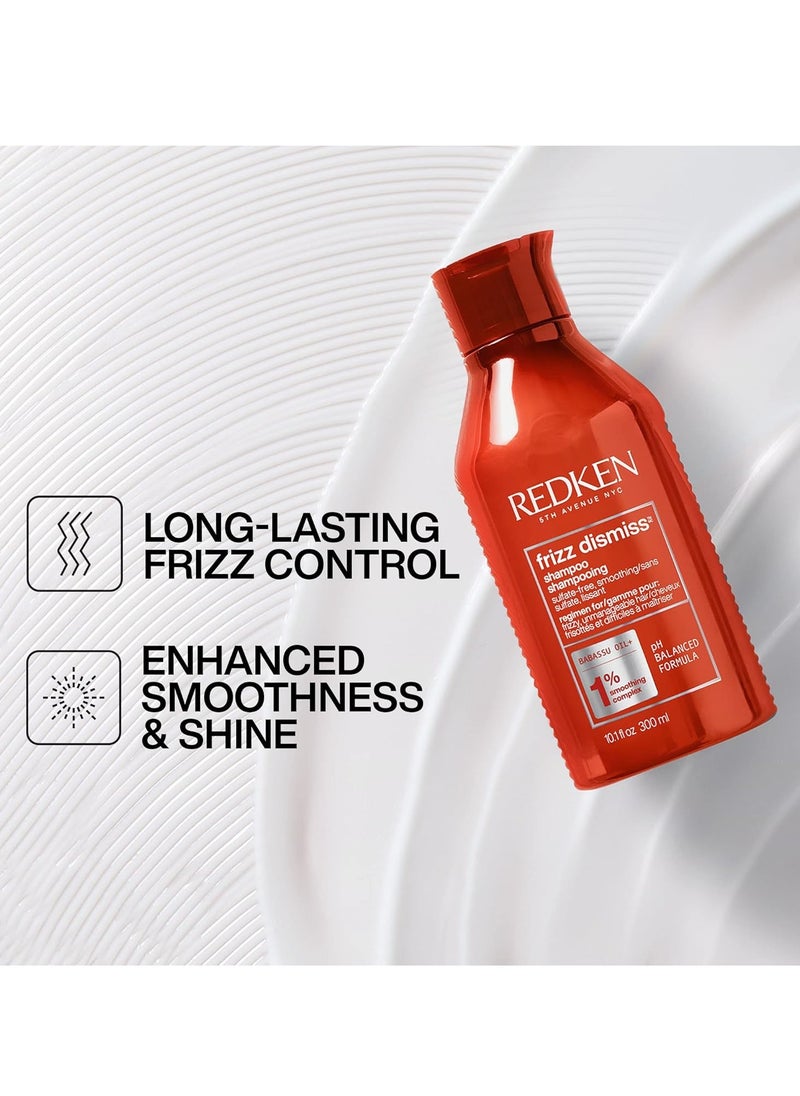 REDKEN - Redken Sulfate Free Frizz Dismiss Shampoo For Frizzy Hair - Smooths & Manages Frizz - Image 1
