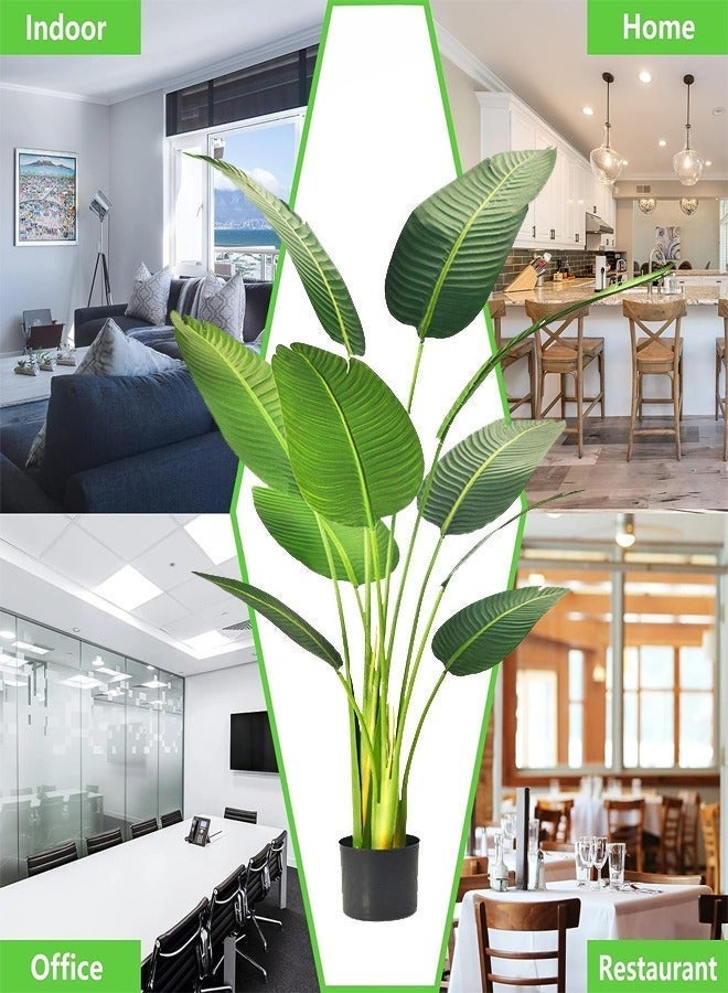 Zvezvia Artificial bird of paradise plant artificial banana tree 160CM - Image 4